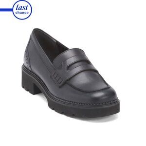 VIONIC Black Fillmore Leather Comfort Loafers